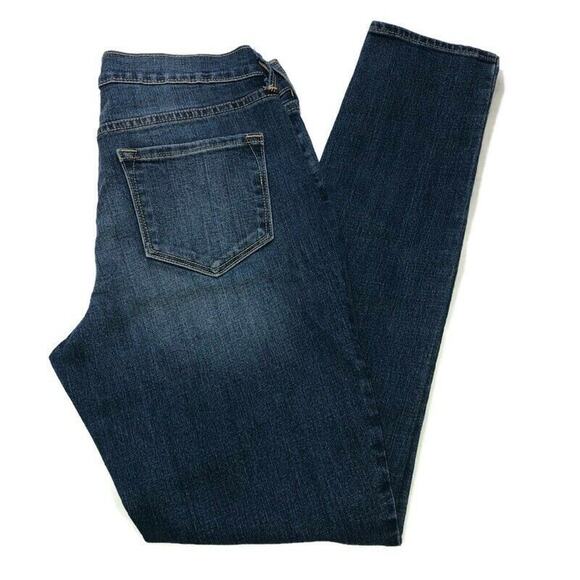 Old Navy Womens Jeans Curvy Mid Rise Skinny Denim Blue Jeans Sz 4 Short Med Wash - Picture 5 of 9